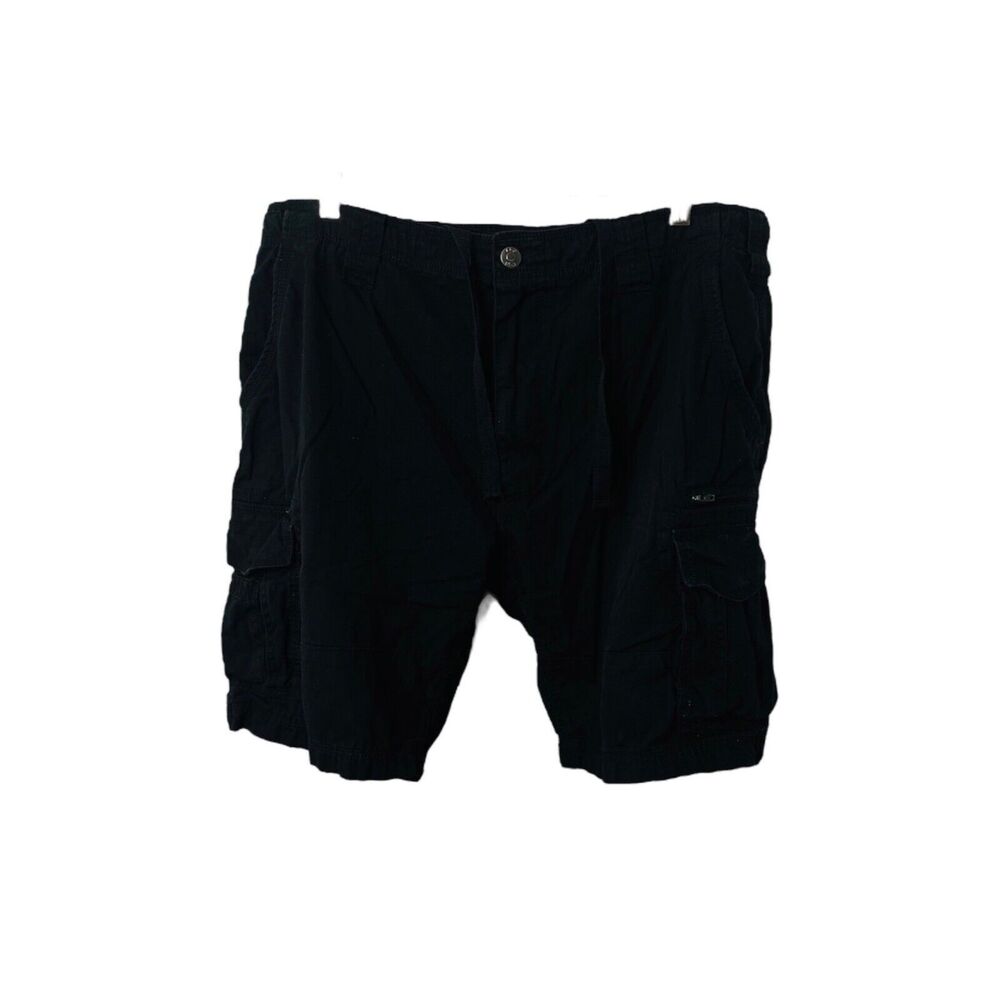 CSG Apparel Men’s Cargo Shorts Black Multi-Pocket Size 40 X 9"
